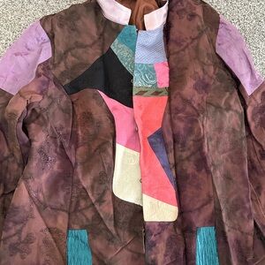 Chicos size 3 tea jacket